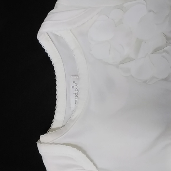 New With Tags!! Mud Pie Mesh Skirted Sleeper 4058p - Picture 5 of 7